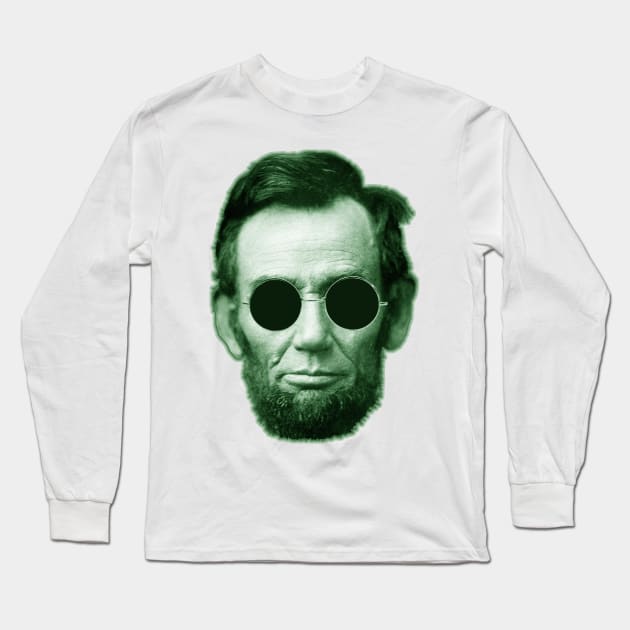 Abe Lincoln Long Sleeve T-Shirt by DavesTees